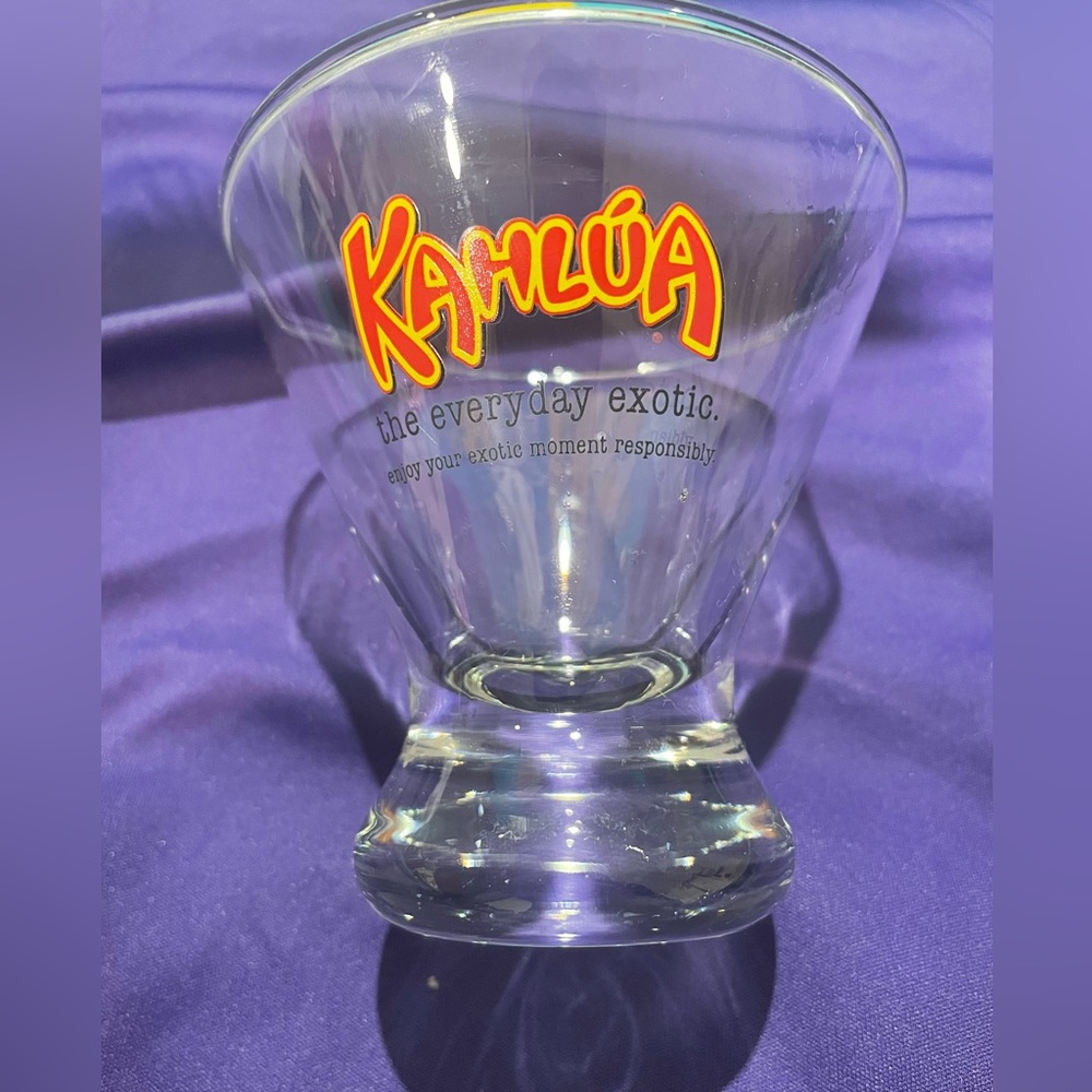Small Kahlua Drinking Glass.